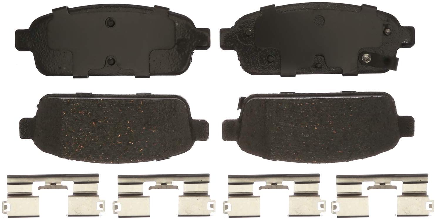 Chevy Volt AC Delco Ceramic Rear Disc Brake Pad Set, 2011-2015