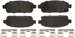 Chevy Volt AC Delco Ceramic Rear Disc Brake Pad Set, 2011-2015