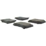 Tesla Model S Posi-Quiet Rear Semi-Metallic Brake Pads with Shims, 2012-2019