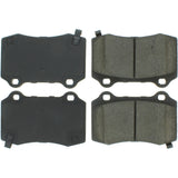 Tesla Model S Posi-Quiet Rear Semi-Metallic Brake Pads with Shims, 2012-2019