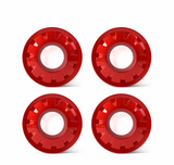 Tesla Model Y ABS Wheel Center Caps Hub Covers, 20 & 21 Inch, Red, 4PCS Set, 2020-2022