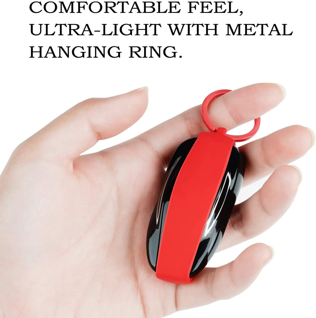 Tesla Model Y Key Fob Cover Shell Protector Case Holder, Red, 2020-2026
