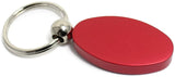 Chevrolet Volt Key Chain Red Aluminum Oval with Logo