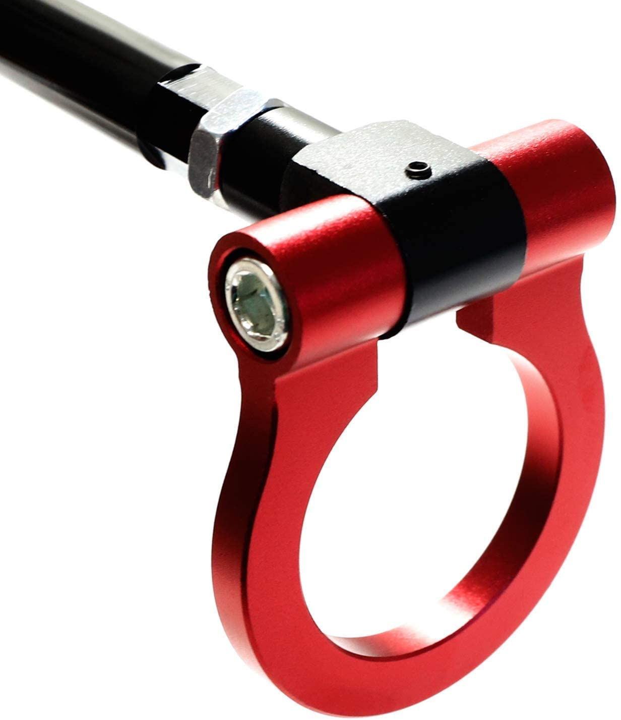 Tesla Model 3, Y Front Tow Hook T6 Lightweight Aluminum, Red