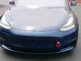 Tesla Model 3, Y Front Tow Hook T6 Lightweight Aluminum, Red