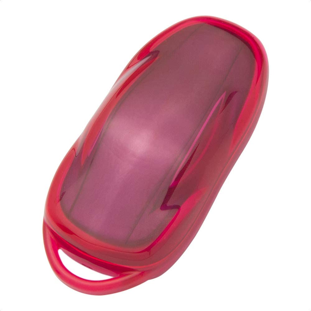Tesla Model S, 3, Y, Soft TPU Key Fob Case Cover, Red