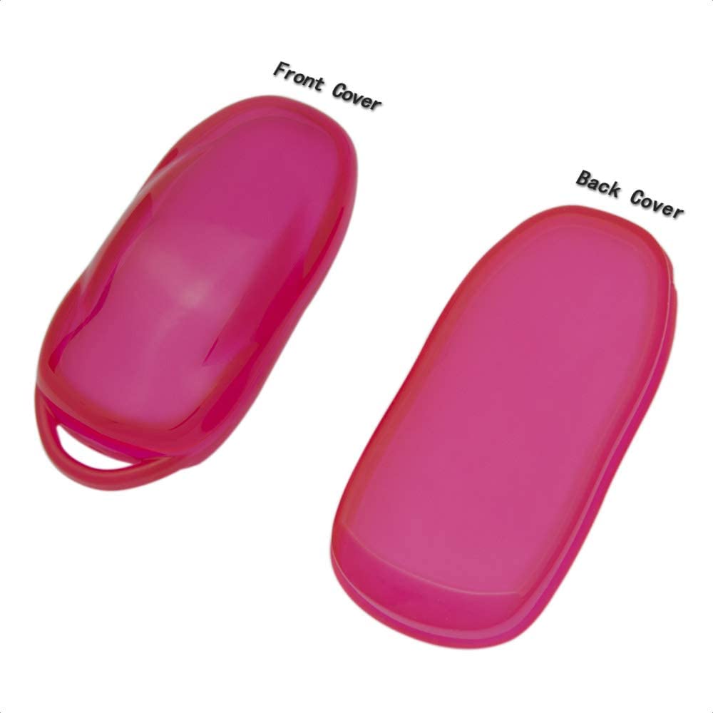 Tesla Model S, 3, Y, Soft TPU Key Fob Case Cover, Red