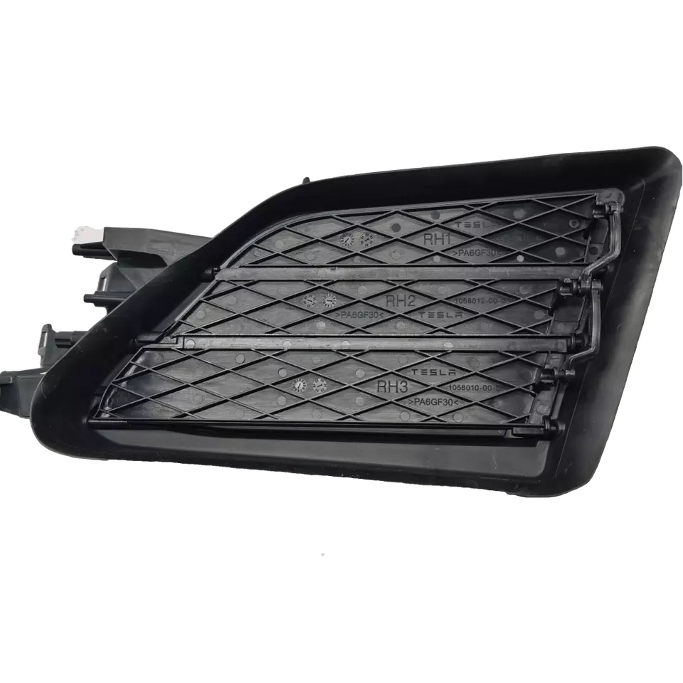 Tesla Model S Front Grille Active Louvre Air Shutter Framework, Right, 2016-2021