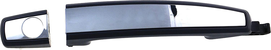 Chevy Volt Outside Door Handle, Front Left, Black, W/Chrome Insert, 2011-2015