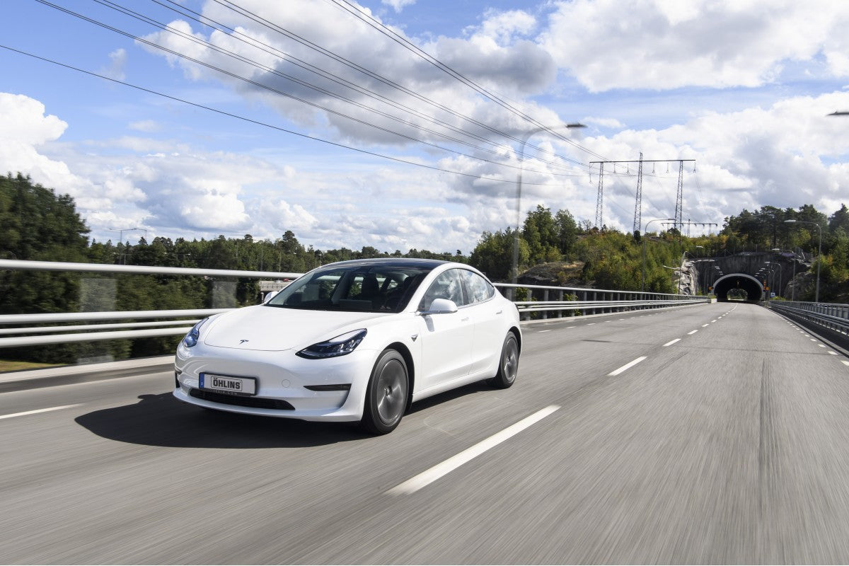 Tesla Model 3, Y Ohlins Road & Track Coilover Kit, RWD, AWD, 2017-2022