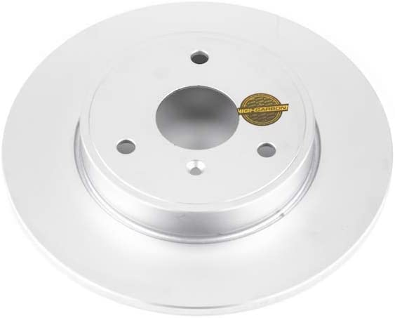 Smart Car Fortwo Power Stop Front Evolution High Carbon Geomet Coated Brake Rotor, 2008-2016