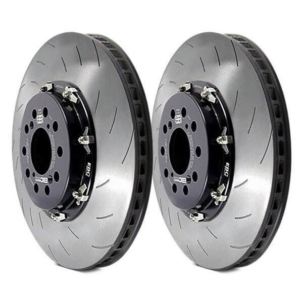 Tesla Model S EBC Racing 2 Piece Floating Conversion SG Racing Front Rotors, 2012-2020