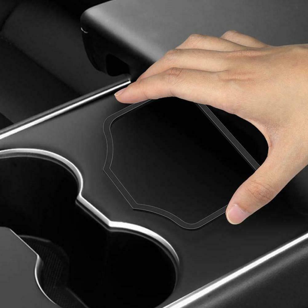 Tesla Model 3, Y, Car Engine Start Card Key Position Frame Console Holder, 2017-2024