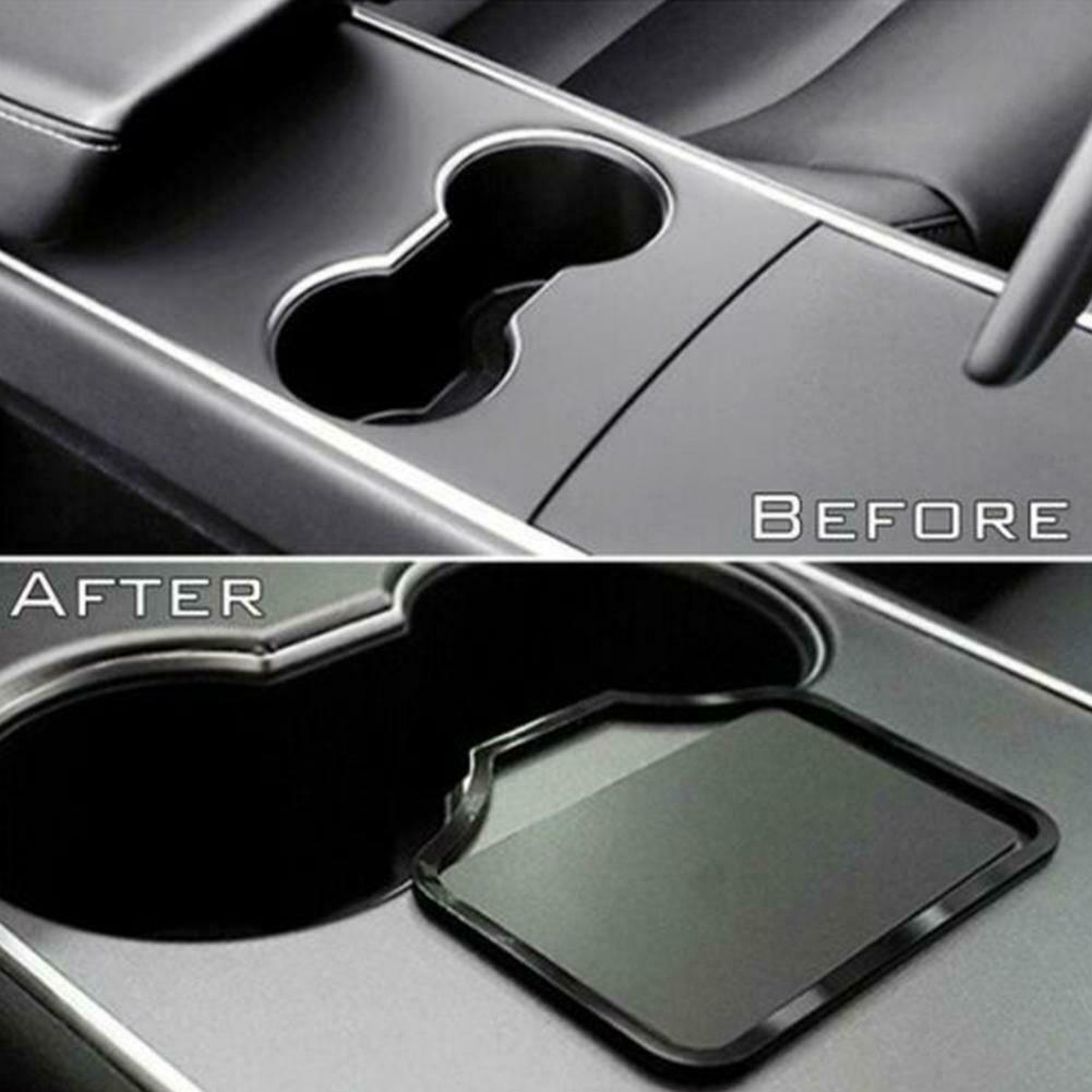 Tesla Model 3, Y, Car Engine Start Card Key Position Frame Console Holder, 2017-2024