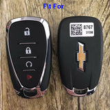 Chevy Volt Remote Key Fob Silicone Skin Case Cover, 2011-2019