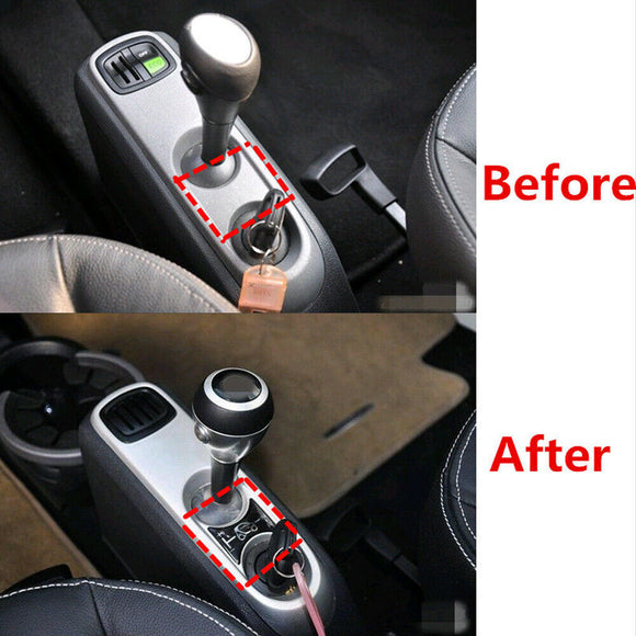 Smart Car Fortwo Shifter Console 3D Gear Shift Sticker Decal, 2007-2014