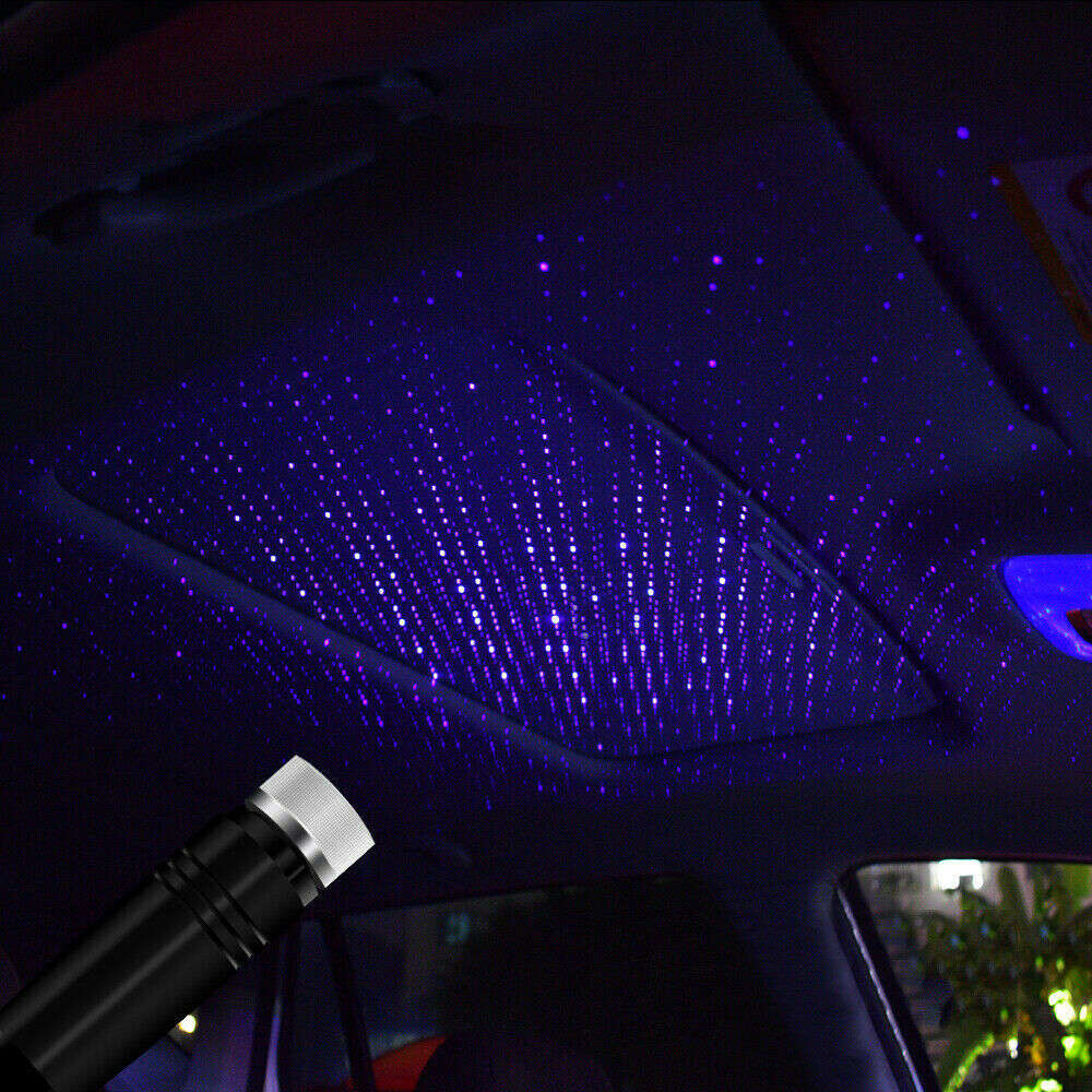 USB Interior Atmosphere Color Star Sky Lamp Ambient Star Light LED Projector