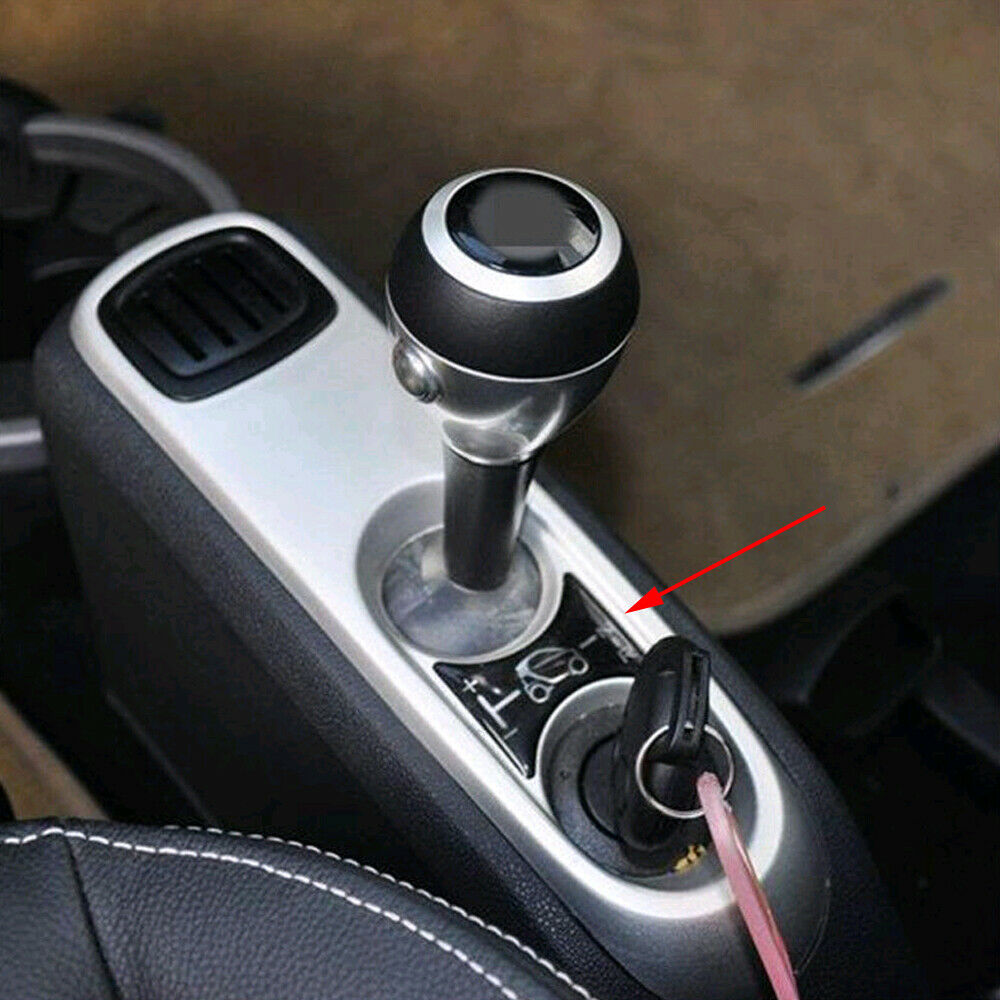 Smart Car Fortwo Shifter Console 3D Gear Shift Sticker Decal, 2007-2014