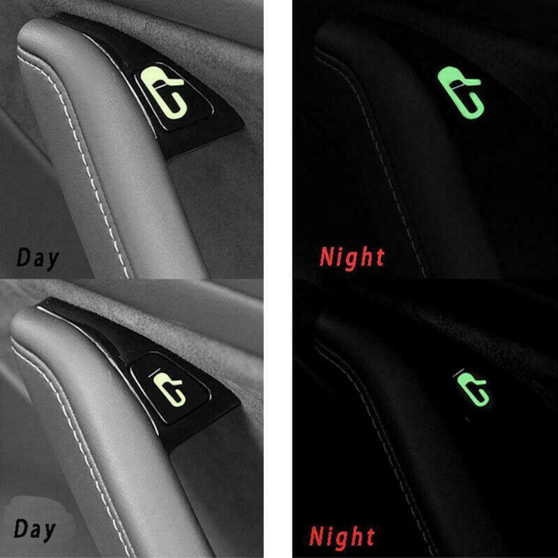 Tesla Model 3, Y, Interior Door Open Exit Stickers Decal Set, Reflective, Many Colors