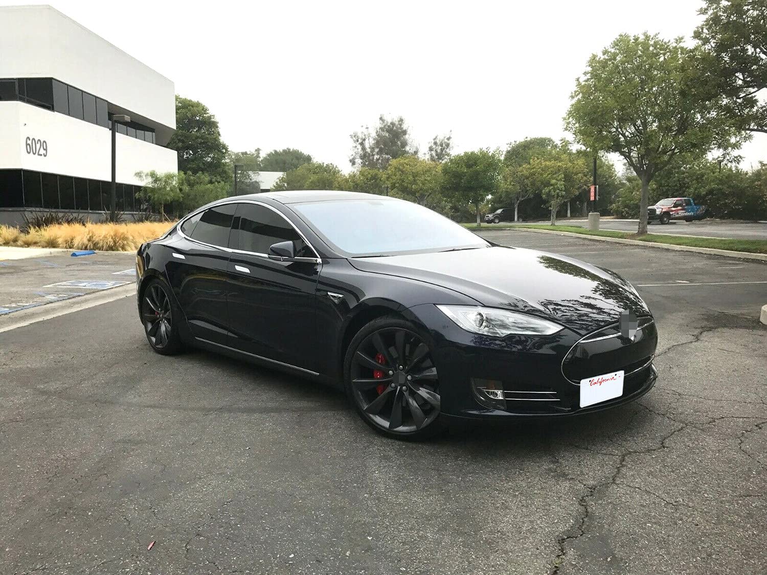 Tesla Model S Front License Plate Mount, No Hole, 2012-2016