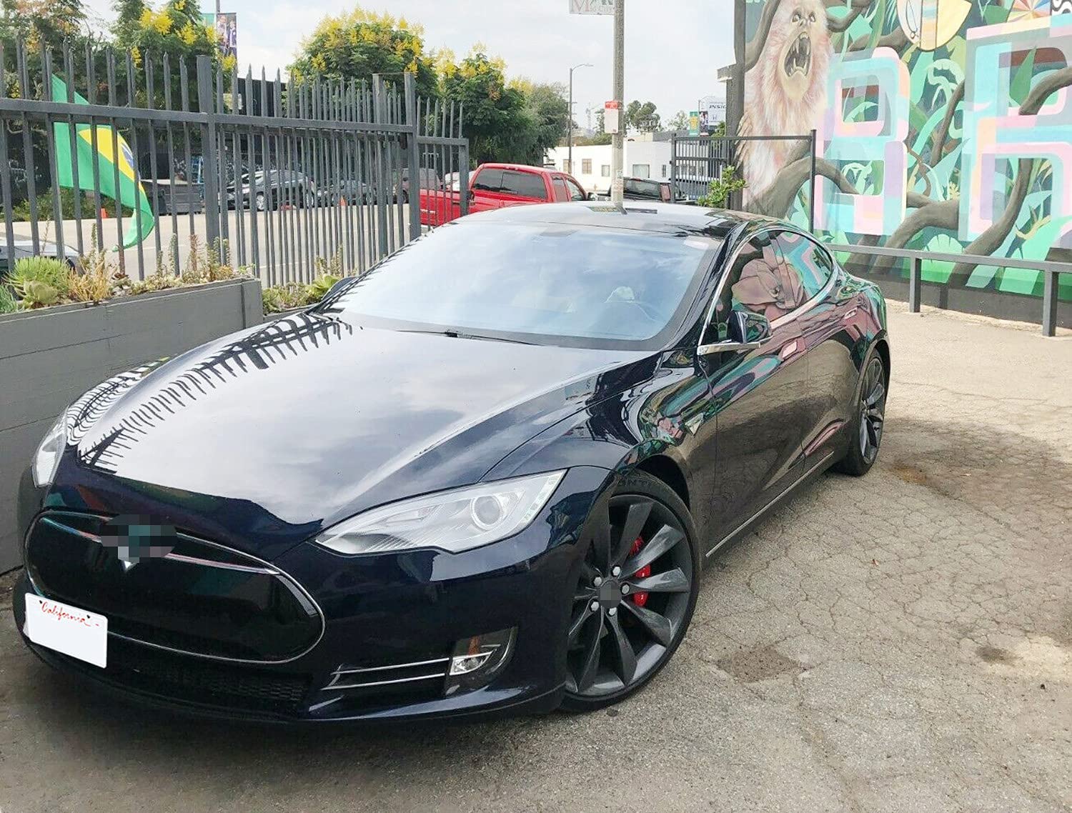 Tesla Model S Front License Plate Mount, No Hole, 2012-2016