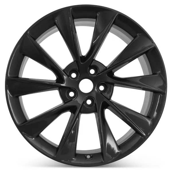 Tesla Model S 21" x 9" Rear Factory OEM Wheel, Dark Charcoal, 2018-2021