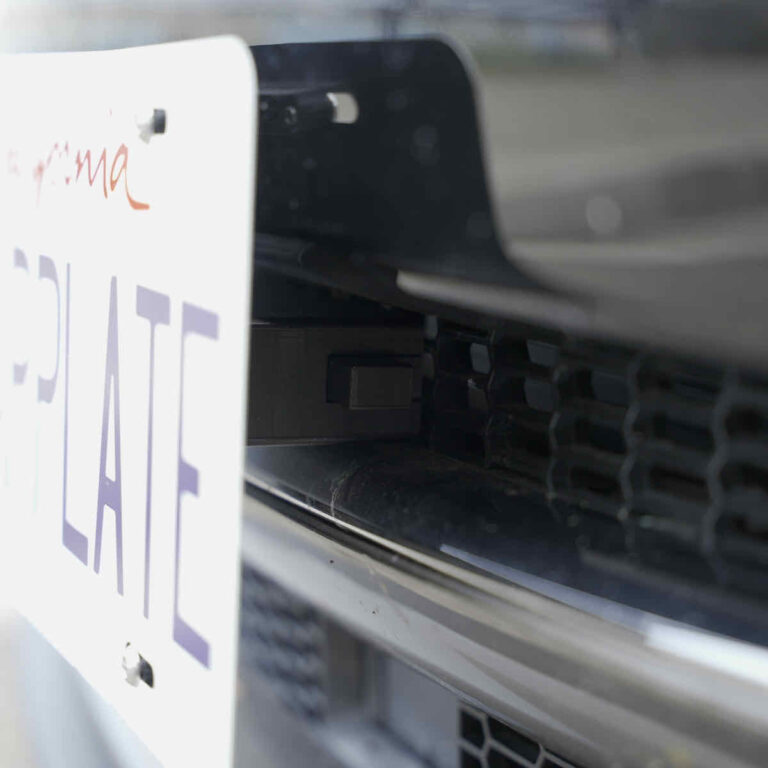 Tesla Model S SNAPPLATE Front License Plate Mount, Removable, 2012-2016