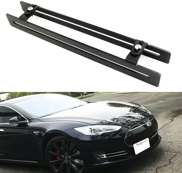 Tesla Model S Front License Plate Mount, No Hole, 2012-2016