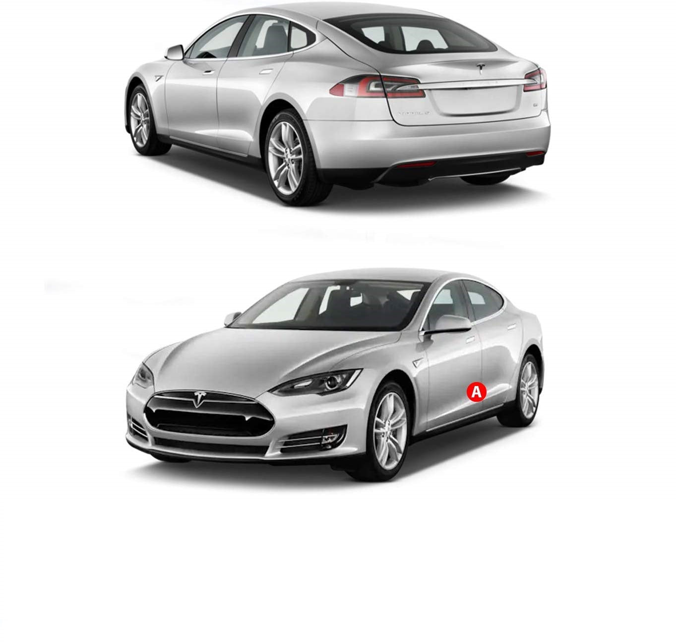 Tesla Model 3 Exterior Touch Up Paint Kit, Dr Color Chip, Squirt 'n Squeegee PLUS, 2017-2025