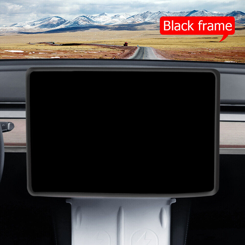 Tesla Model 3, Y Silicone Center Screen Sleeve, Black or White, 2017-2023