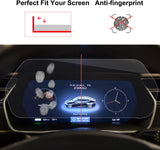 Tesla Model S, X, Instrument Screen Protector, HD, 9H, 2012-2020