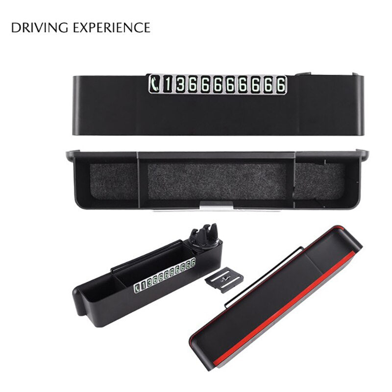 Tesla Model 3, Y Behind Center Screen Storage Box, Cell Phone, Sun Glasses Holder