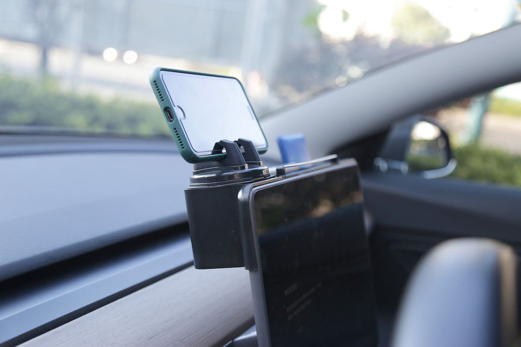 Tesla Model 3, Y Behind Center Screen Storage Box, Cell Phone, Sun Glasses Holder