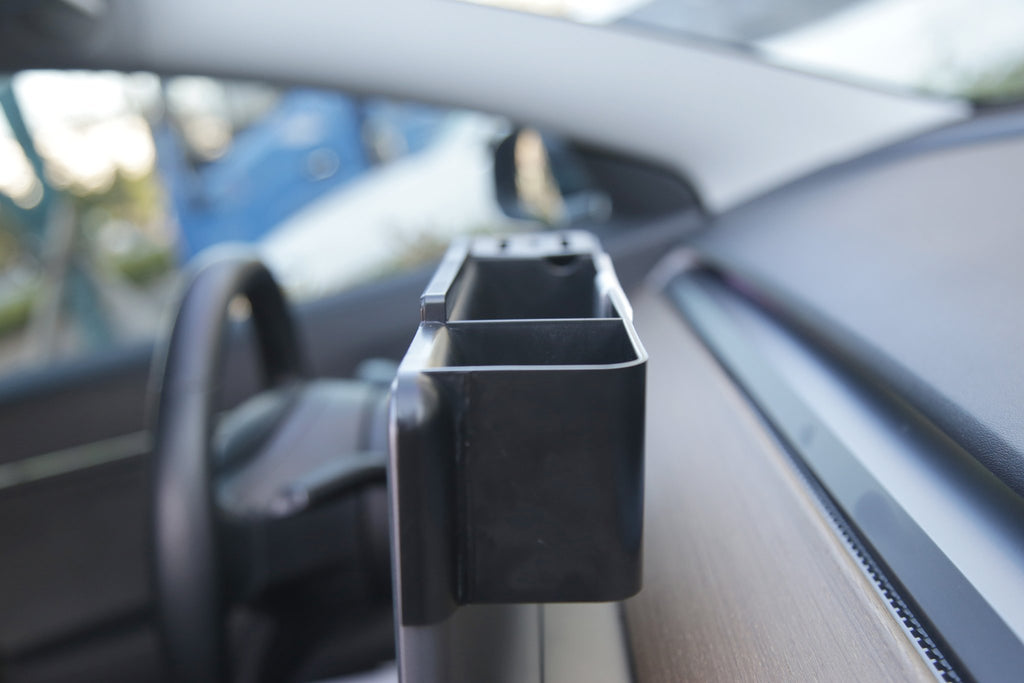 Tesla Model 3, Y Behind Center Screen Storage Box, Cell Phone, Sun Glasses Holder