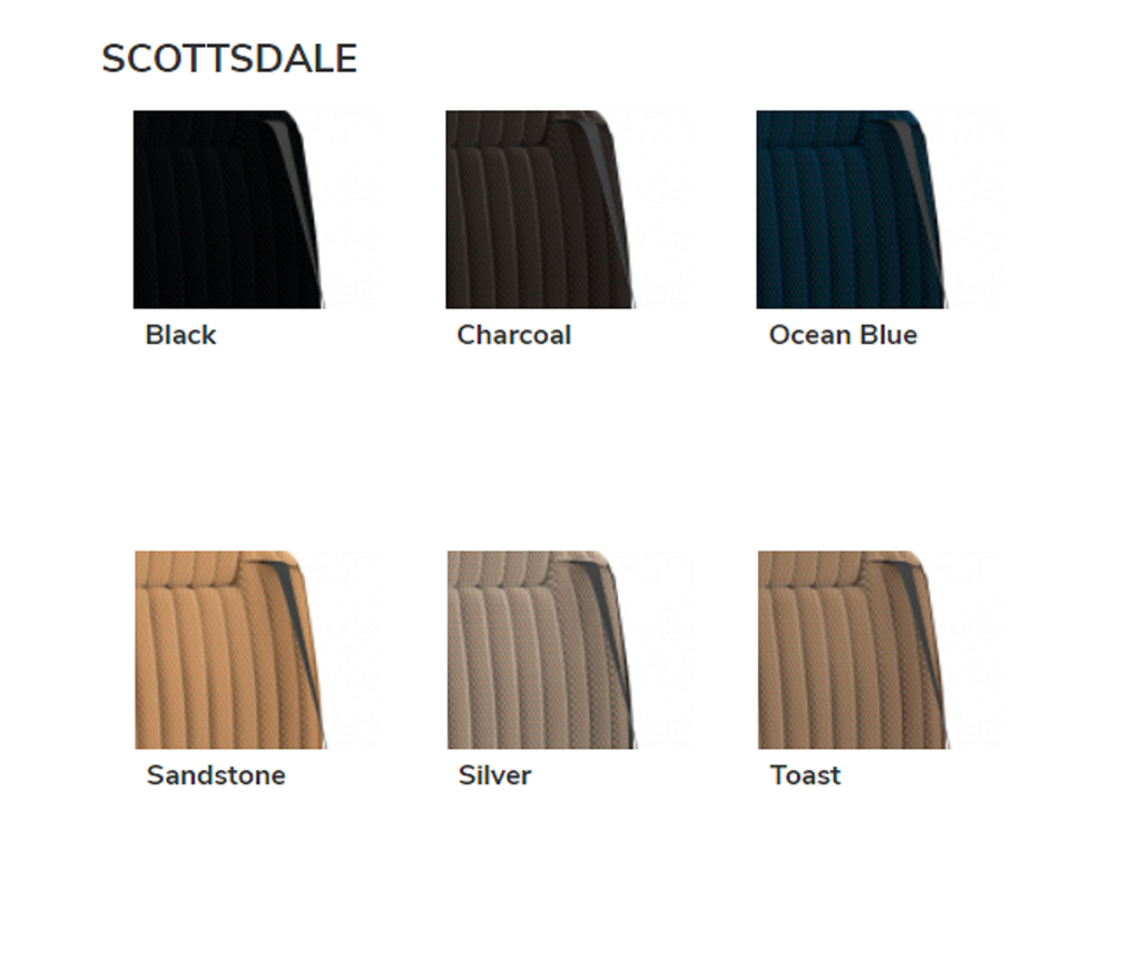 Chevy Volt Front & Rear Seat Cover Set, Plush Scottsdale Fabric, Custom Fit, Many Colors, 2016-2019