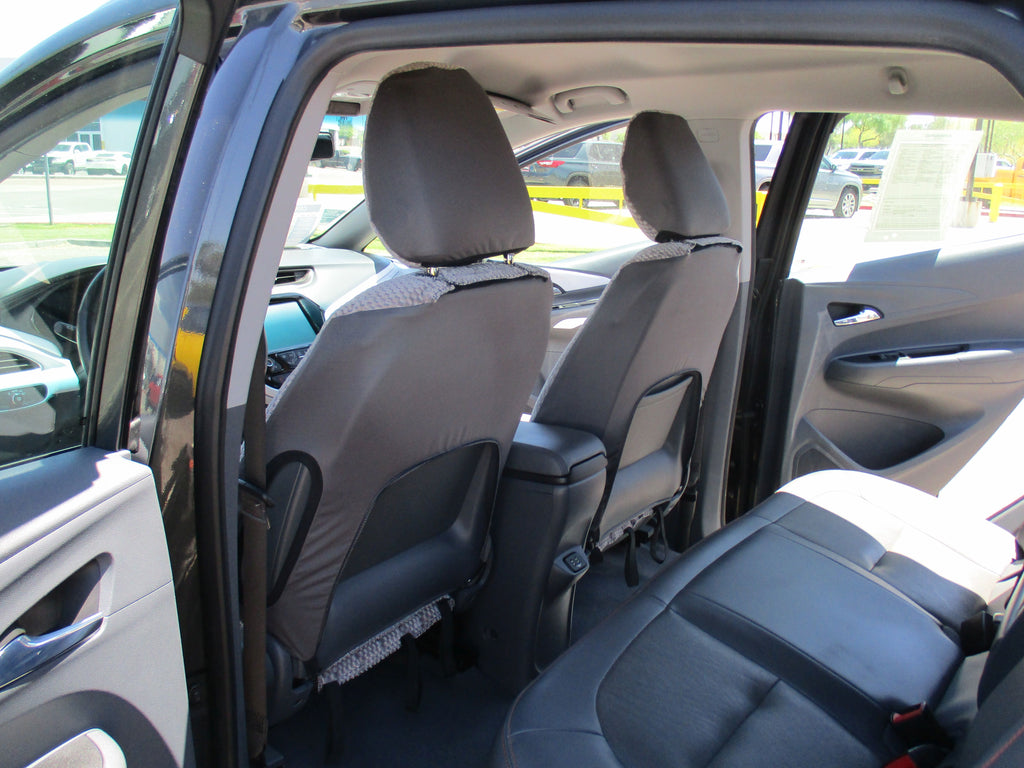 Chevy Volt Front Seat Covers, Plush Scottsdale Fabric, Custom Fit, Many Colors, 2016-2019