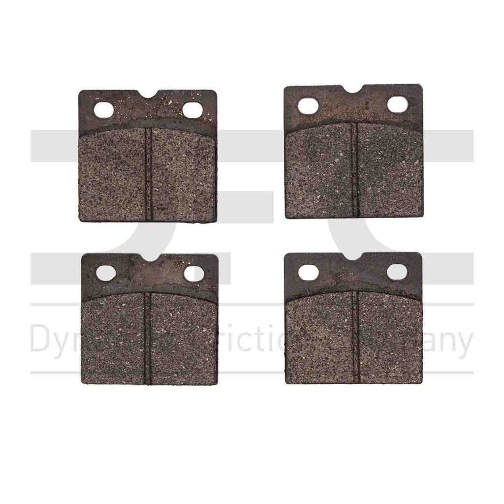 Tesla Model S Rear Parking Brake Pad Set, With Hardware, HybriDynamic, 2012-2021