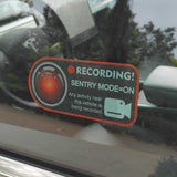 Tesla Model S,3,X,Y Sentry Mode Recorder Decal Sticker