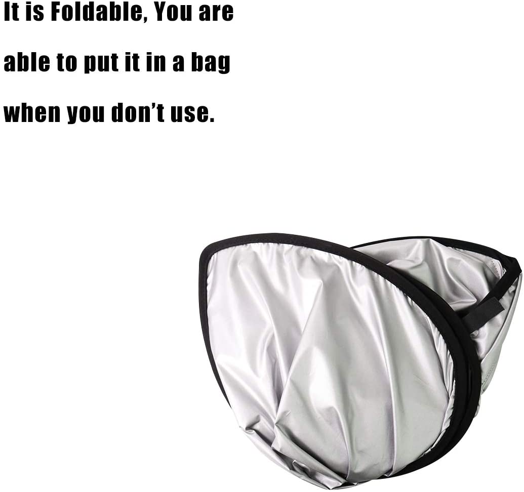 Tesla Model Y Windshield Sunshade Foldable Sun Protector With Carry Pouch, 2020-2025