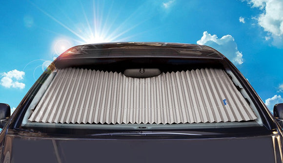 Tesla Model S The Original Retractable Sun Shade, Silver, 2012-2021