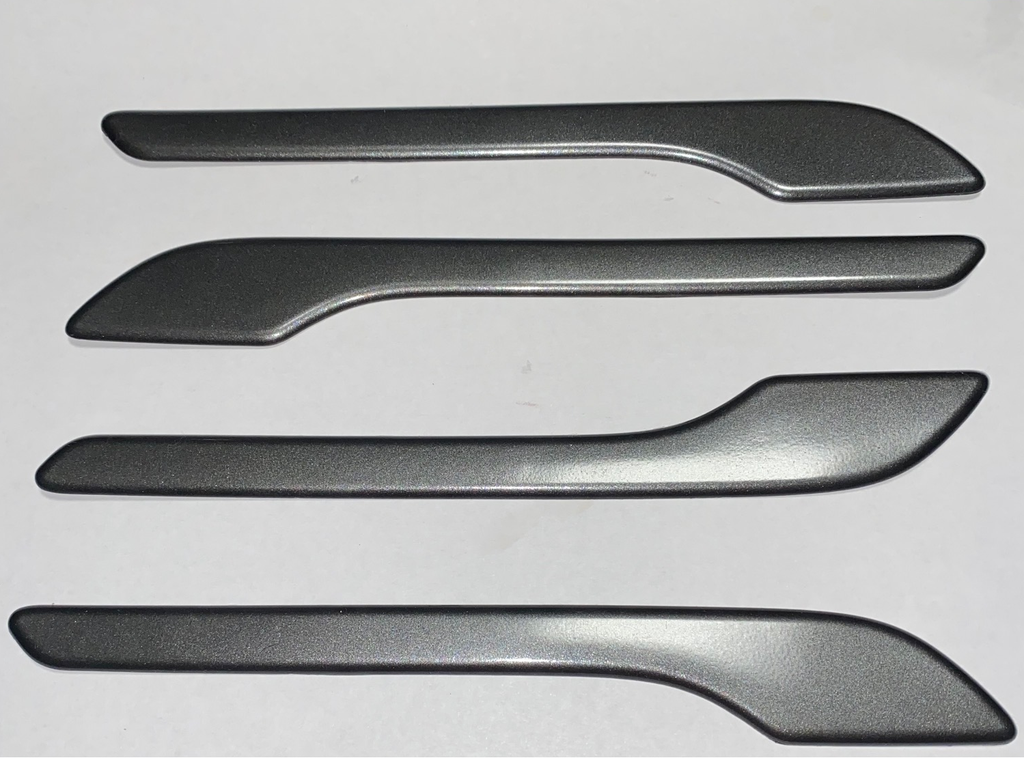 Tesla Model 3 Door Handle Covers, ABS, Color Matched Magento Metallic Shadow Gray