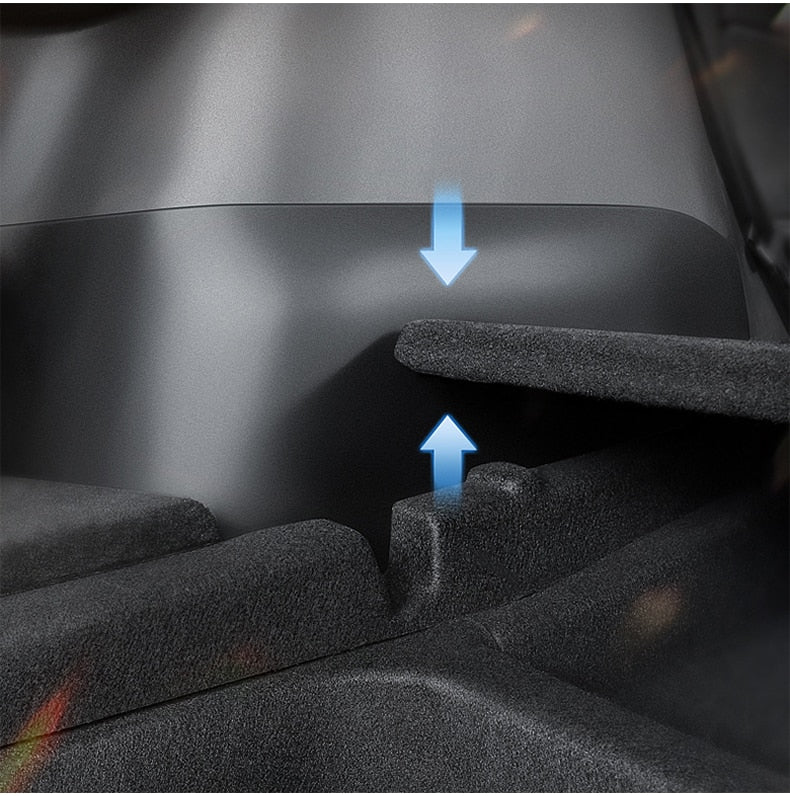 Tesla Model Y Rear Cargo Trunk Full Side Protectors, ABS, 2021-2023