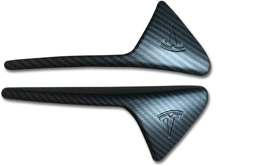 Tesla Model 3, S, X, Y, Matte Carbon Fiber Turn Signal Side Fender Camera Vent Cover Trim