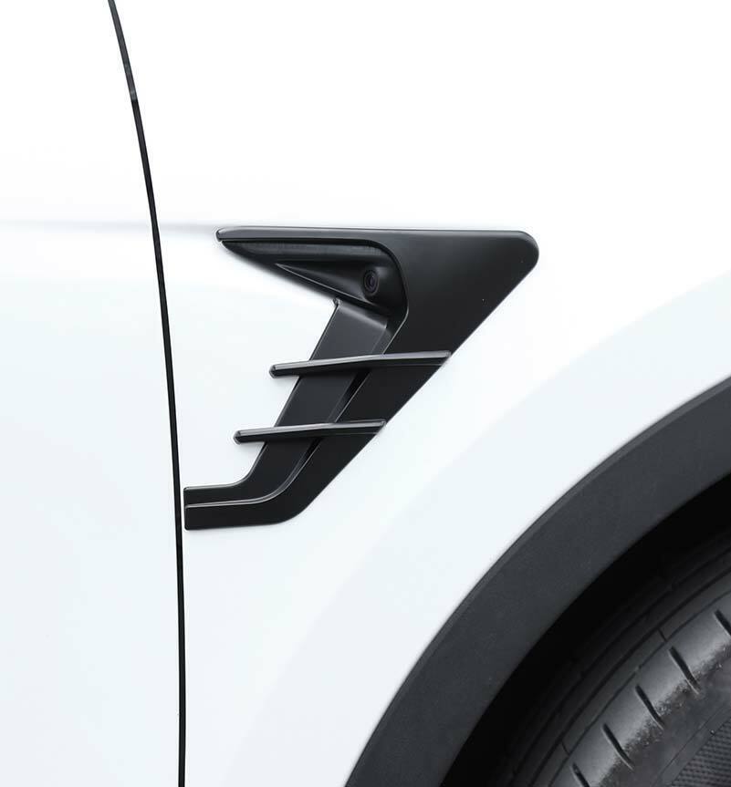 Tesla Model 3, Y Side Camera Vent Trim, Matte Black , 2017-2022