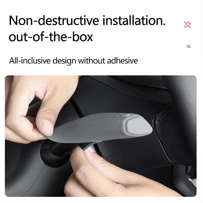 Tesla Model 3, Y Steering Wheel Paddle Shift Lever, Turn Signal Covers, Silicone