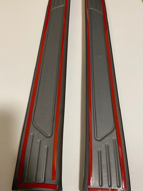 Tesla Model 3 Inner Sill Protection Kit, Stainless Steel Carbon Fiber, 2017-2023