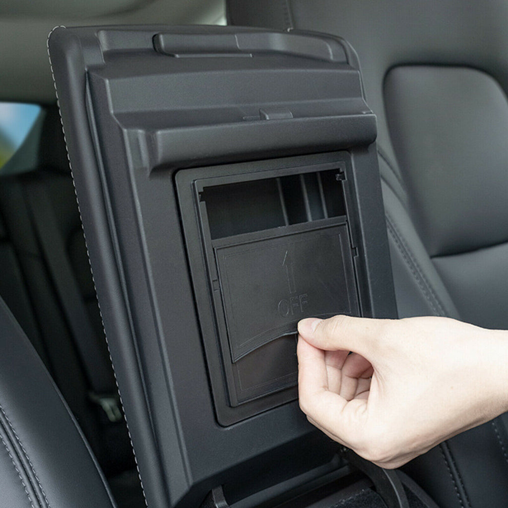 Tesla Model 3, Y, Center Console Organizer Armrest Hidden Storage Box