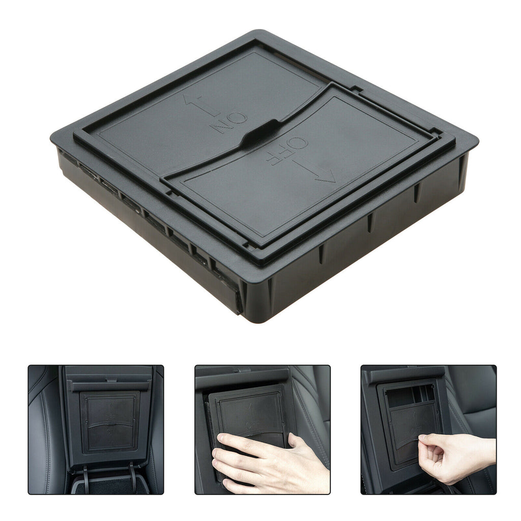 Tesla Model 3, Y, Center Console Organizer Armrest Hidden Storage Box