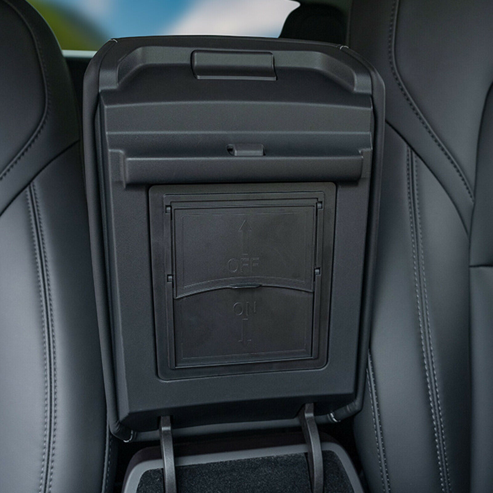 Tesla Model 3, Y, Center Console Organizer Armrest Hidden Storage Box