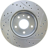 Chevy Volt Select Sport Drilled and Slotted Brake Rotor, Front Left, 2016-2019